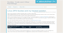 Desktop Screenshot of aboutcher.co.uk