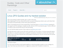 Tablet Screenshot of aboutcher.co.uk